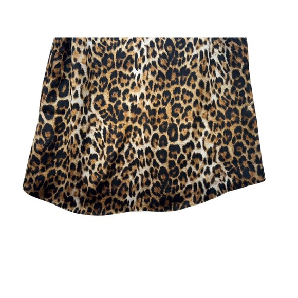 Chicos Womens Sleeveless Going Out Cami Top Blouse Size 12/14 Leopard Print - Picture 4 of 11